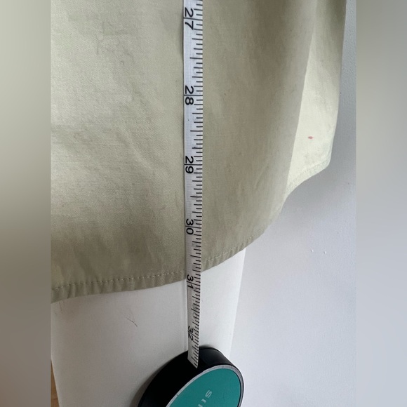 Reformation Beckett Women’s Light Green Tiered Long Sleeve Mini Dress Size XS - Picture 5 of 9